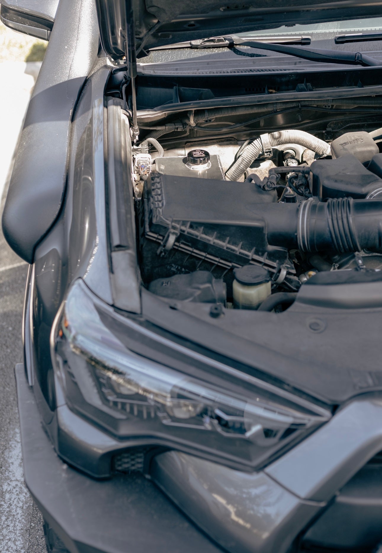 5th Gen Toyota 4Runner (2010–2023) Aluminum Washer Fluid Relocation Reservoir Kit