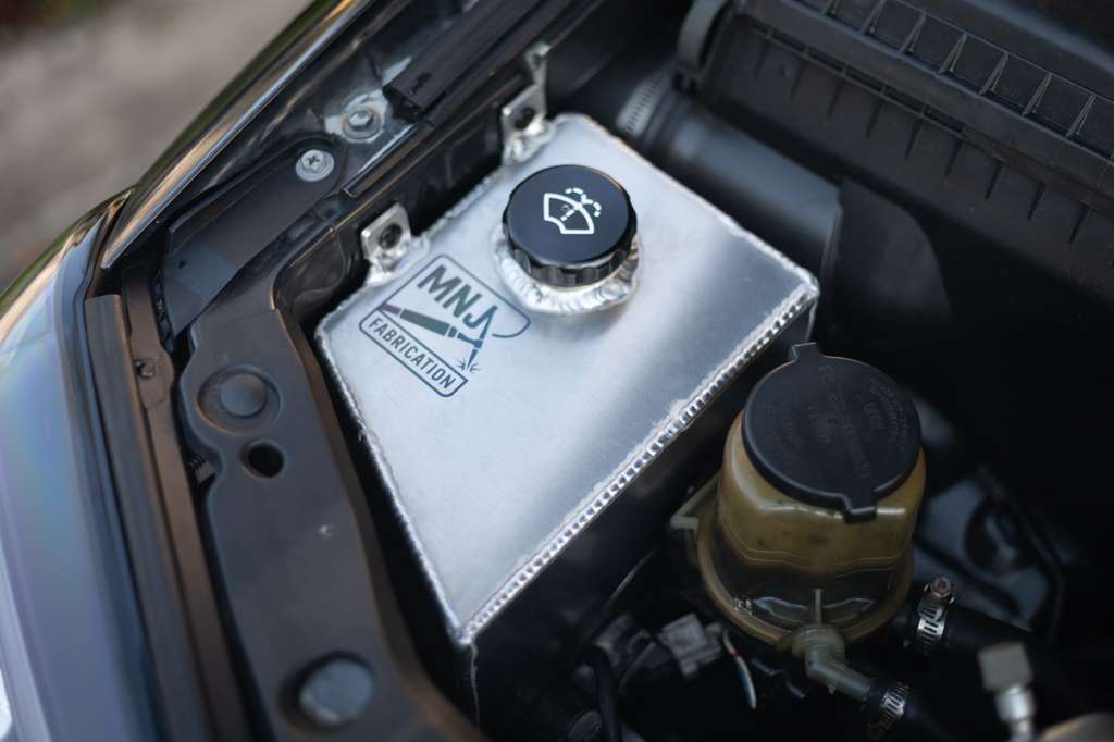 4th Gen Toyota 4Runner (2003–2009) Aluminum Washer Fluid Relocation Reservoir Kit (PRE-ORDER)